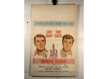 Vintage Movie Heavy Stock Window Card Operation Petticoat