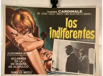 Vintage Movie Theater Lobby Card Time Of Indifference