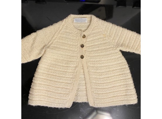 Vintage Hand Knit ODESMITH & RICHARDS Baby Child's Sweater