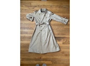 Men's Vintage BURBERRY's Double Breasted Belted Trench Coat For Saks Fifth Avenue
