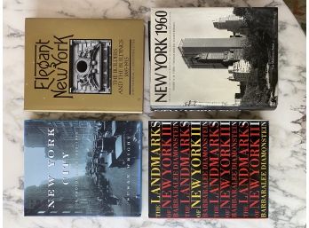 Lot/4 Out Of Print NYC Manhattan Coffee Table Reference Books