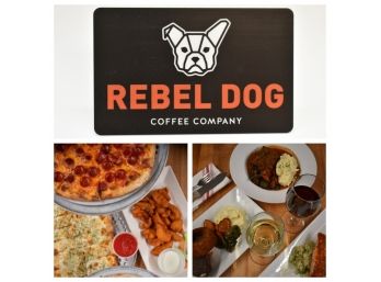 $50 Rebel Dog Coffee Co & Tavern Gift Card Compliments Of Amp Radio Network Lot 2