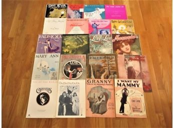 Vintage Sheet Music, Spans Many Years, Lot 6