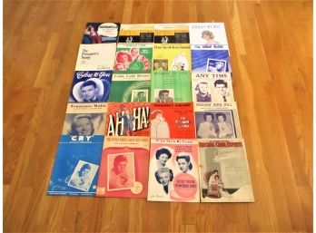 Vintage Sheet Music, Spans Many Years, Lot 3