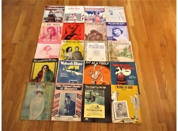 Vintage Sheet Music, Spans Many Years, Lot 4