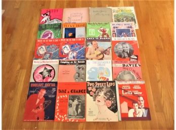 Vintage Sheet Music, Spans Many Years, Lot 2
