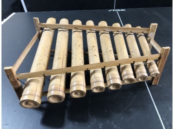 Vintage, Hand-crafted Bamboo Xylophone (also Known As A T'rung )