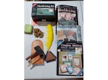 Faux Marble Art Preparation Kit For Extra Parts  (not Complete)