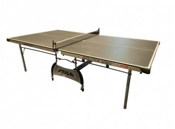 Stiga Aerotech Evolution Series Ping Pong Table - Folds & 4 Wheels For Easy Movement & Storage