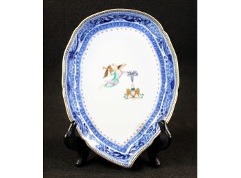 Pristine Vintage Mottahedeh Winterthur Adaptation Society Of Cincinnati Porcelain Dish