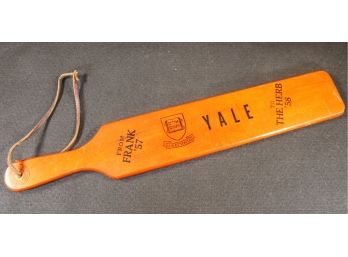 Vintage YALE Chi Phi Fraternity Paddle, OMICRON York Hall