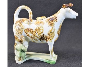 Antique Porcelain Cow Creamer