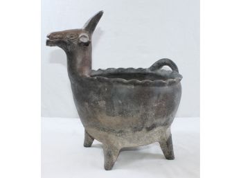 Antique Billy Goat Pottery Planter