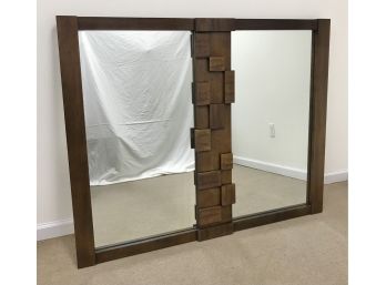 Large 52' Lane Staccato Brutalist Double Mirror