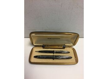 Sheaffers Fountain Pen And Pencil Set In The Box