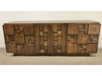 AWESOME Mid Century Lane Furntiure Staccato Brutalist Style Long Dresser