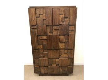 AWESOME Mid Century Lane Furntiure Staccato Brutalist Style High Boy Dresser