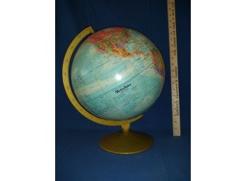 Vintage Replogle World Nation Series Globe Late 1970s (?)