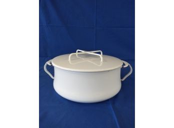 Vintage Loved White Dansk Designs France Enamel Cook Pot