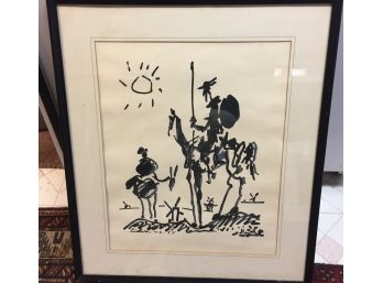 Pablo Picasso Lithograph Don Quixote 1955
