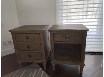 Restoration Hardware ONE Maison Closed Nightstand $900 And ONE Open $800