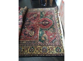 Persian Silk Floor Rug Bought By Client In Europe 109x149 Some Frays On The Edge Are Gone