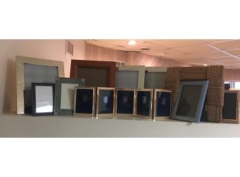 Big Lot! Assorted Frames From 4x7 To 11x12 Total Frames 10