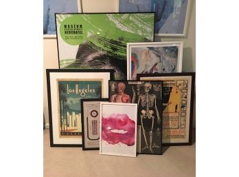 Assorted Framed Art Work/ Prints  7 Items In This Lot