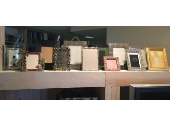 Lot #1 Picture Frames  Assorted In Height 5X5 To 8x10 Total 12