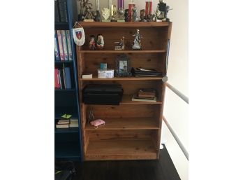 Raw Wood Bookcase 40x12.5x69.5