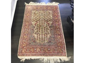 Silk Rug From Europe 60x35