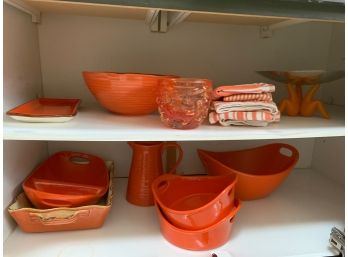 Orange Decor And Kitchen Accessories