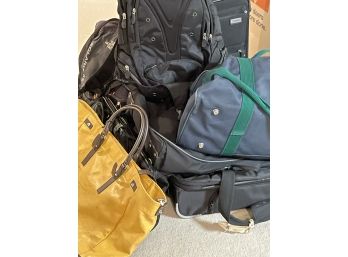 Assorted Bags Tumi, Lacoste Sports Bag, Oakley Laptop Bag, Etc.