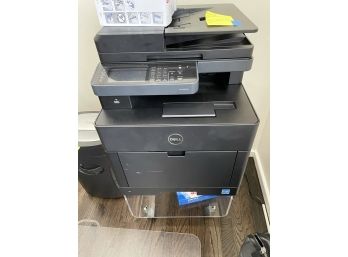 Dell Laser Printer S2825 Retails $1k, Royal Crosscut Shredder And Lucite Printer Cart And More