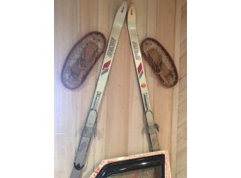 A Pair Of Ranger Skis And Snowshoes