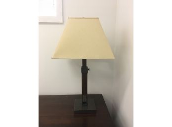 Crate & Barrel Table Lamp 15x28 Working Excellent Condition