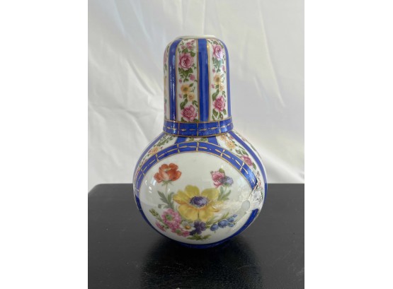 Elios Hand Painted Porcelain Small Vase/Urn