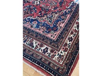 Large Hand Knotted Persian Rug 9' X 10'3'