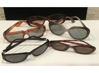 5 Prs. Designer Sunglasses RL, Guess, Foster Grants, France T