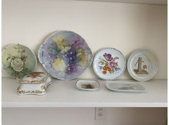 Louisa  Deisha  And More - Plates And Trinket Lot - Limoges & Bareuther Bavaria