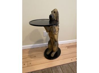 Dog Butler With Tray Side Table