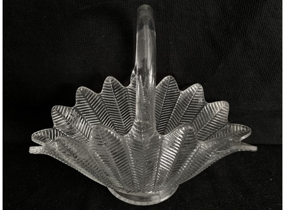 Beautiful Cut Glass Basket