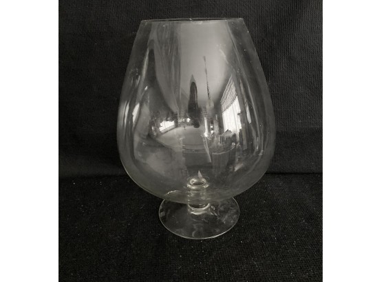 Large Stemmed Glass Container