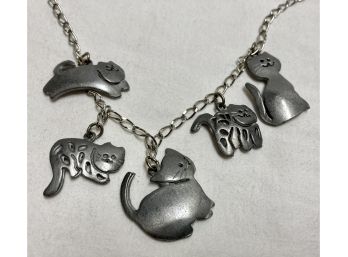 Cats Meow Necklace Gold Plated... Too Cute