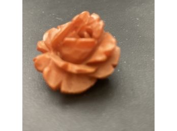 Vintage Bakelite(?) Rose Pendant