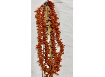 Vintage Red Coral(?) Necklace