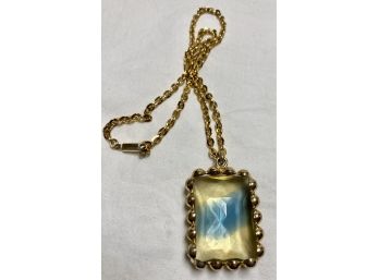 Vintage Pendent In The Look Of Gold Large Pendent