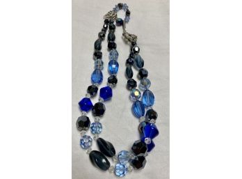 Beautiful Blue Double Necklace