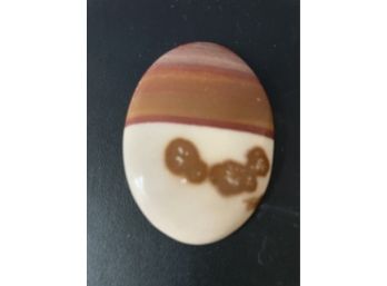 Red Brown Agate Stone Approx. 2 Inches Long