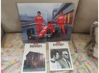Rosso Ferrari Magazine First 2 Issues 1990 & 1991 With Poster